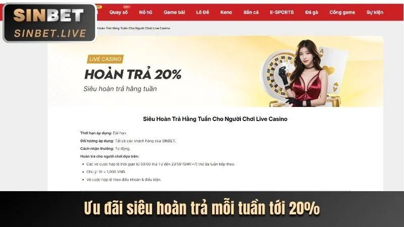 Tiền thưởng casino trực tuyến 50% tại RS99